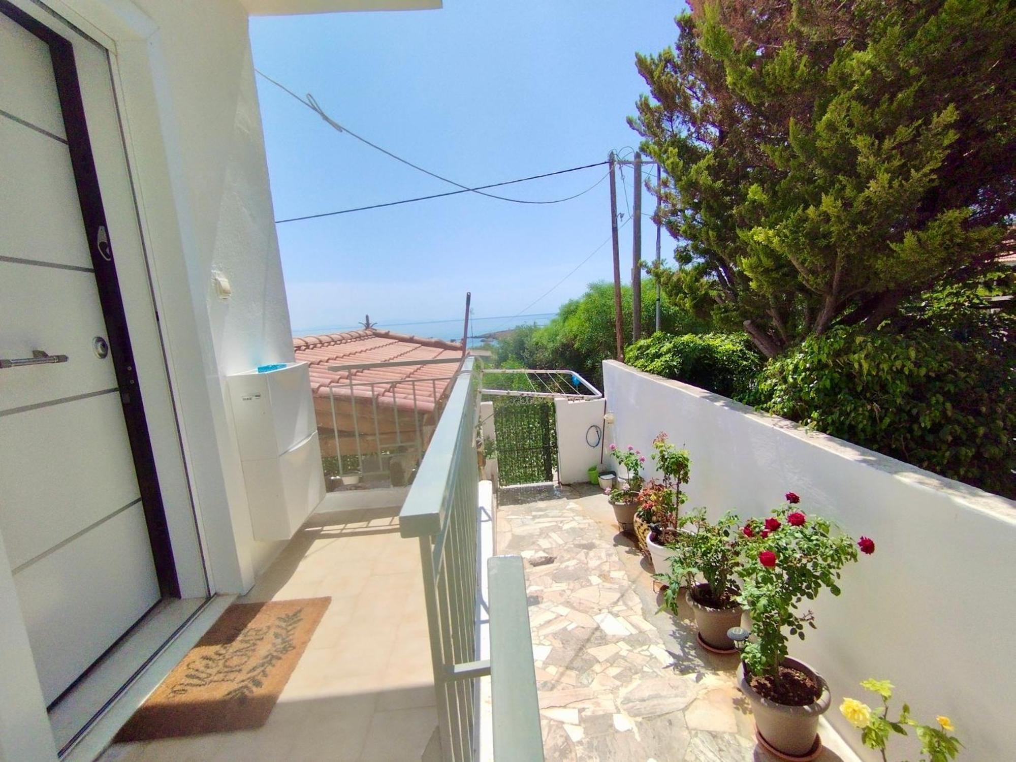 Sofia'S Seaview Villa Near Airport And Beach Artemida  Zewnętrze zdjęcie