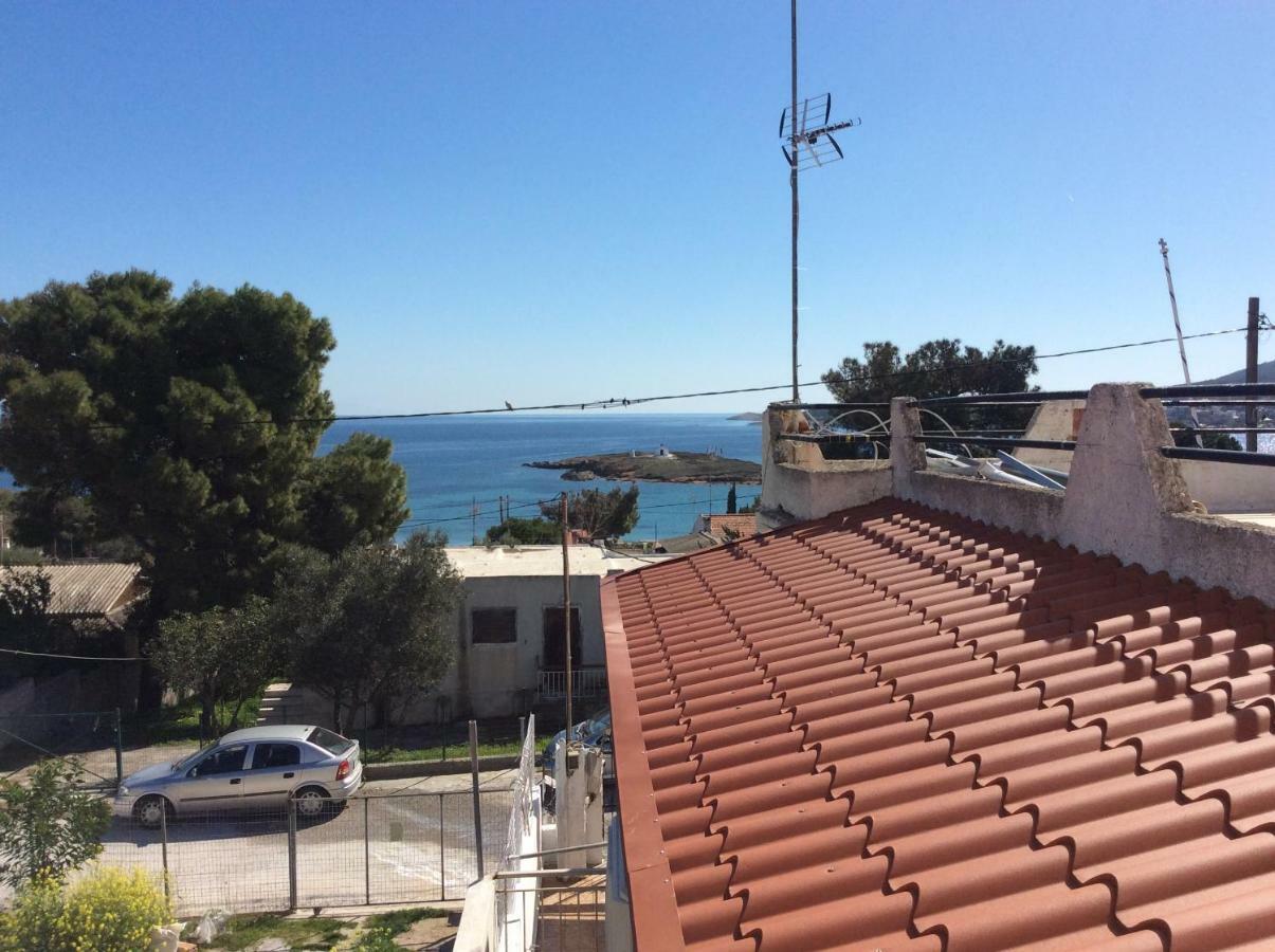 Sofia'S Seaview Villa Near Airport And Beach Artemida  Zewnętrze zdjęcie
