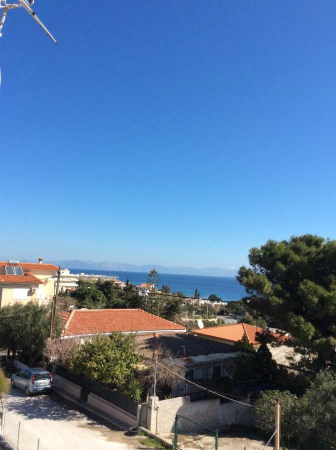 Sofia'S Seaview Villa Near Airport And Beach Artemida  Zewnętrze zdjęcie
